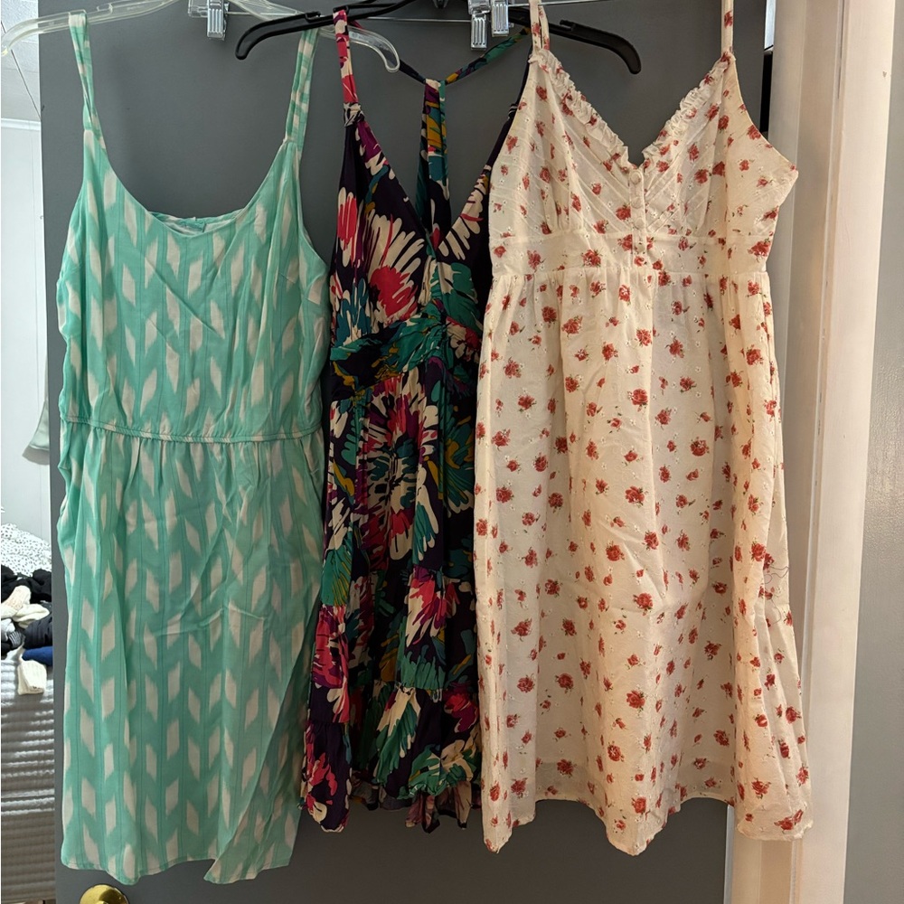 Set of Three Patterned Dresses